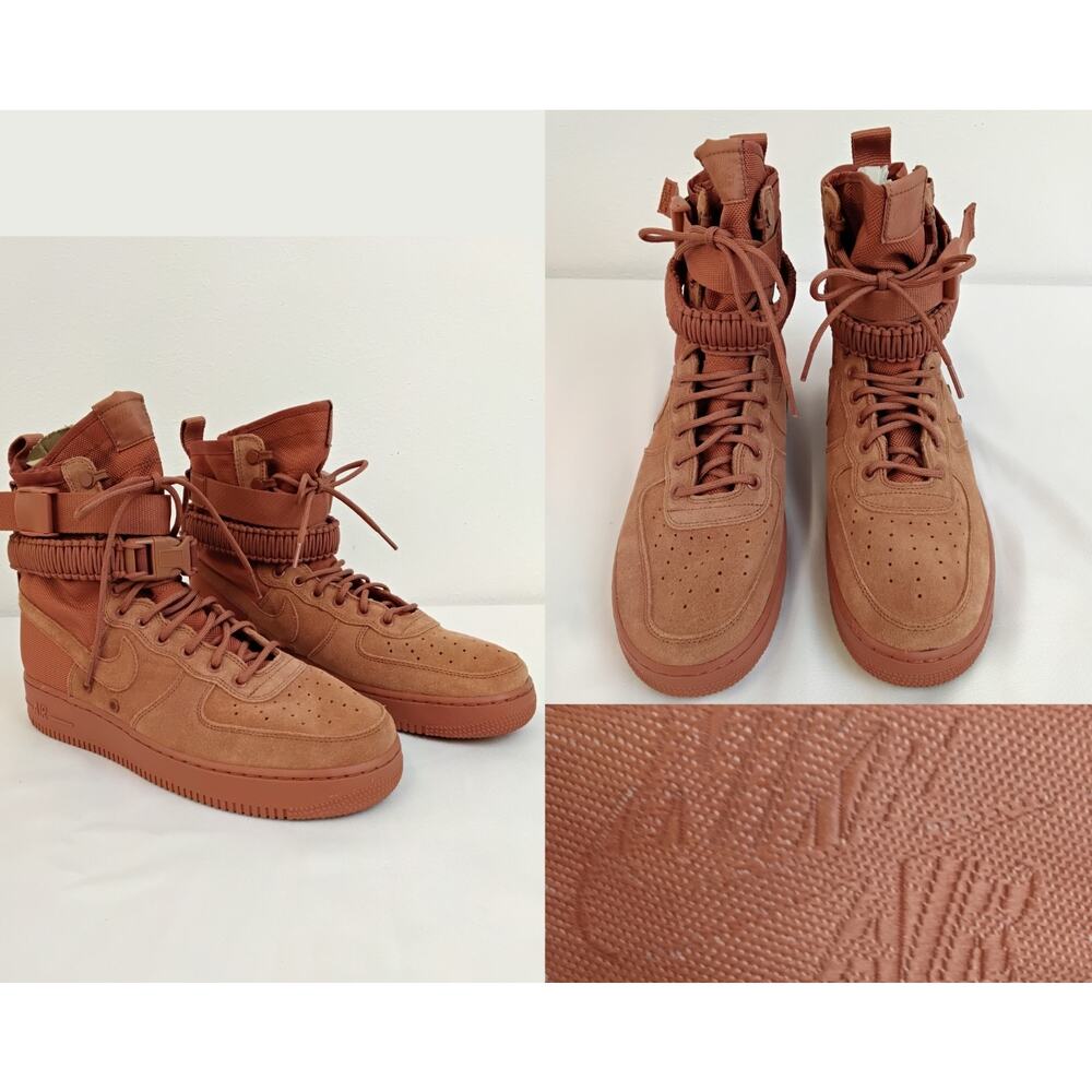 Nike SF Air Force 1 Sneaker Boot Men's 10.5 Dusty Peach Like Great Shape #Z5554